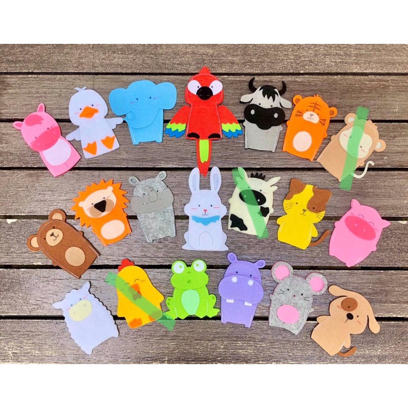 Rối ngón tay con thú