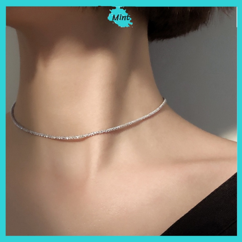 Vòng Cổ Choker ❤️FREESHIP❤️ Dây Chuyền Chuỗi Đính Đá Sáng Thanh Lịch Nhẹ Nhàng