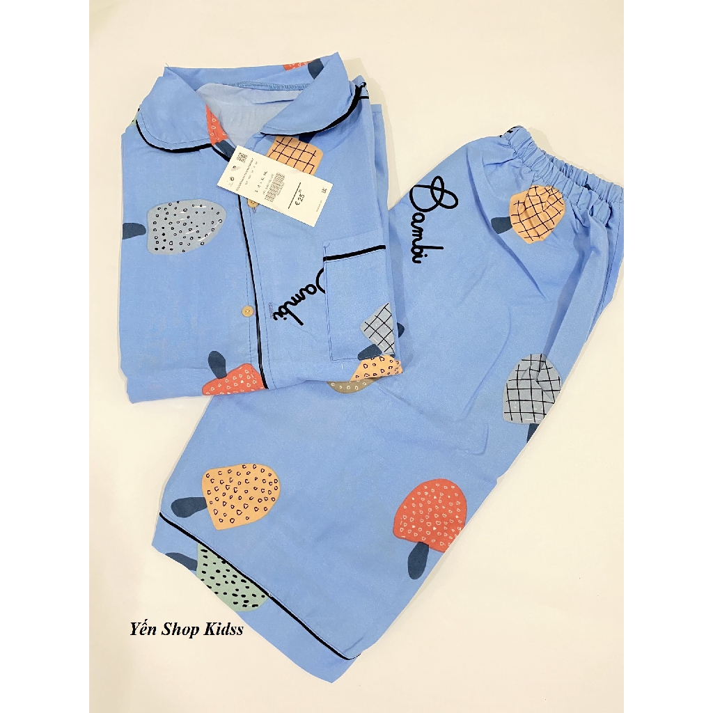 Bộ pijama lửng cho nữ chất kate thái | WebRaoVat - webraovat.net.vn