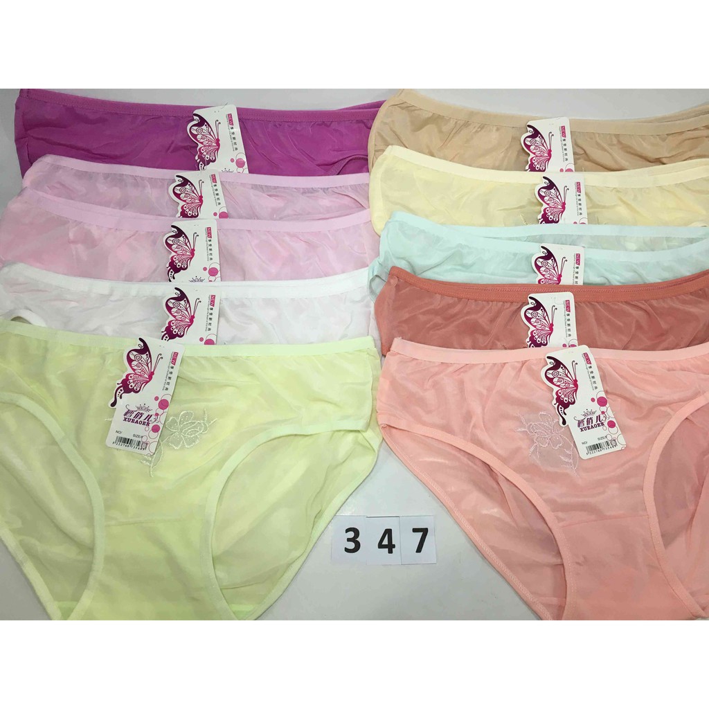 [Mã 12FASHIONSALE1 giảm 10K đơn 50K] Set 10 quần lót nữ thun lạnh thoáng mát size lớn 60=>70kg | BigBuy360 - bigbuy360.vn