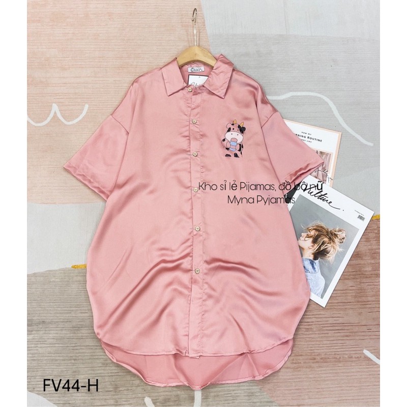 Váy ngủ lụa satin cổ đức | BigBuy360 - bigbuy360.vn