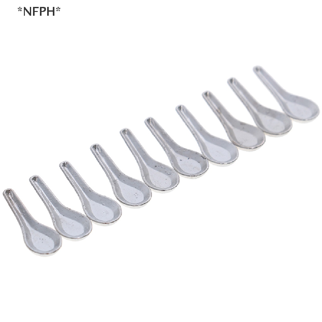 Bộ 10 Muỗng Súp Đồ Chơi Búp Bê Cỡ 1 / 12