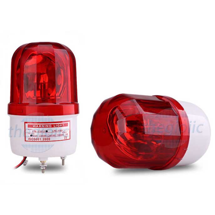 đèn led xoay cảnh báo tín hiệu, công trường LTE1101 24V
