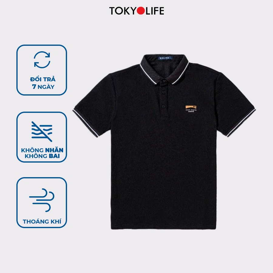 Áo Polo Nam Cotton Cao Cấp, Basic Sang Trọng Lịch Lãm TOKYOLIFE E7POL003I