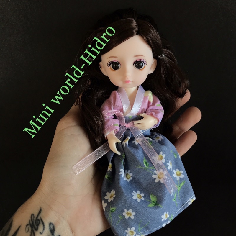 Búp bê Baboliy công chúa cổ trang có khớp mặc đồ Trung Quốc Hanbok kiếm hiệp