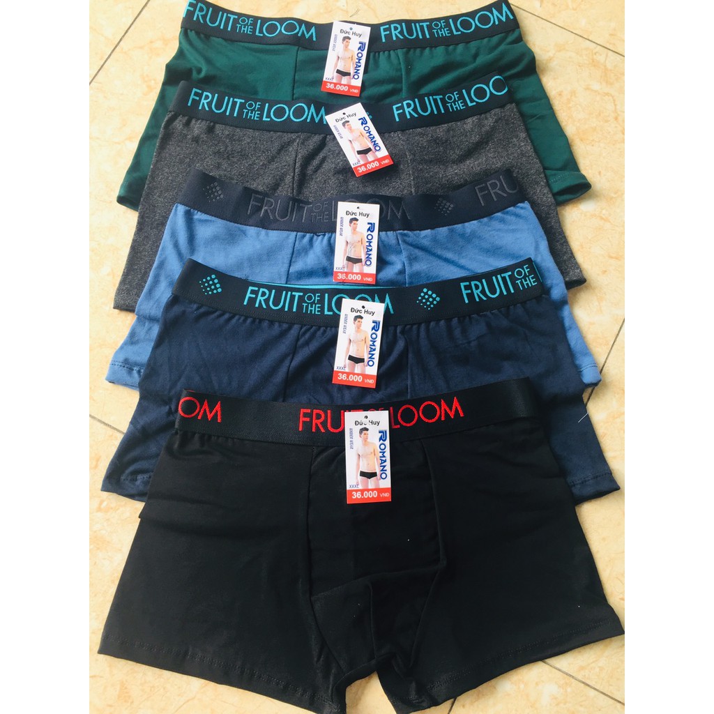 Combo 5 Quần Sịp Nam Chất Cotton Co Giãn 4 Chiều Mềm Mịn Mát - Chọn Màu Ngẫu Nhiên
