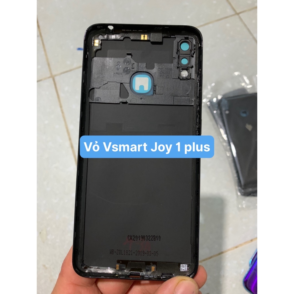 Vỏ Vsmart Joy 1 Plus / Joy 1+ Đen