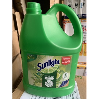 Nước Rửa Chén Sunlight Trà Xanh 3,6L