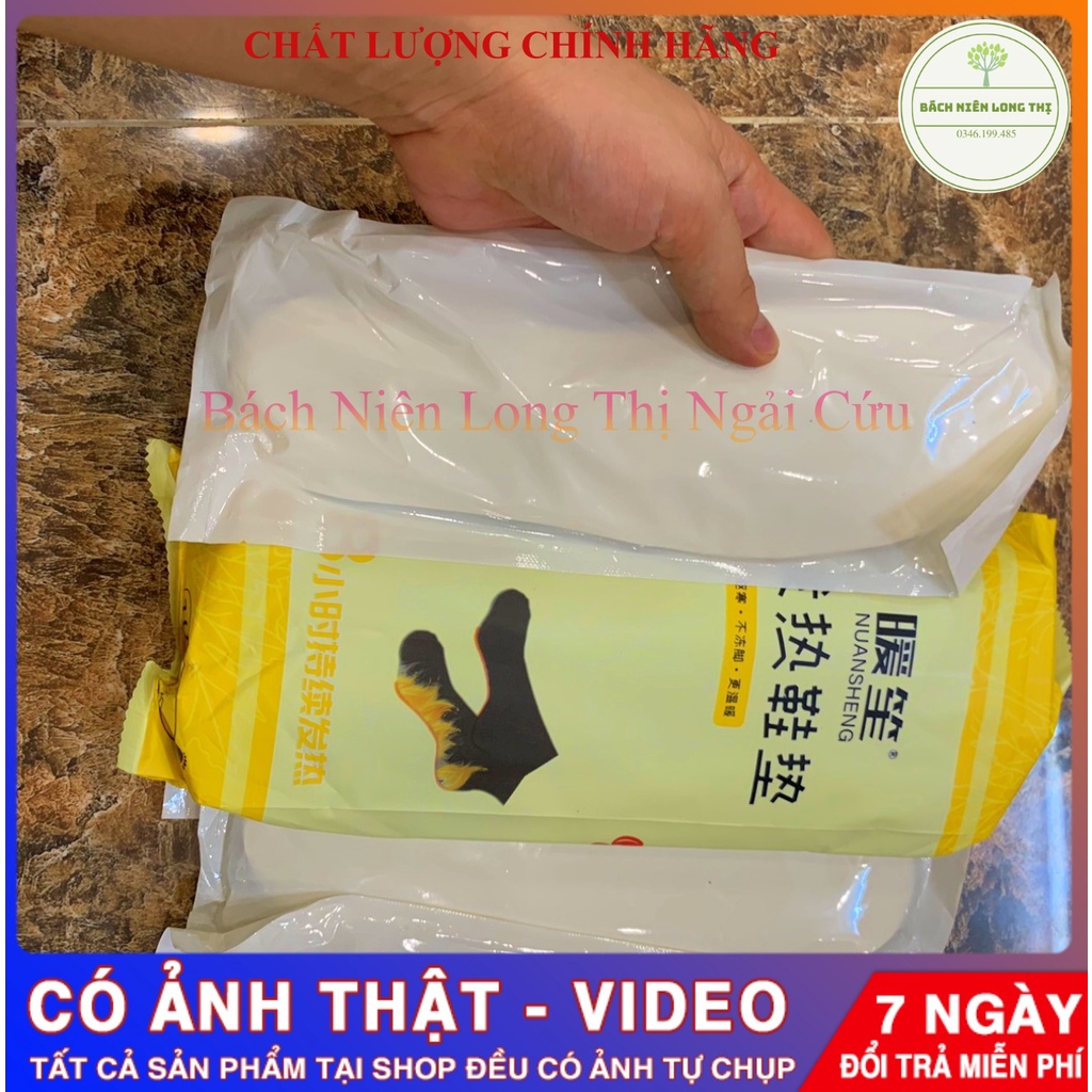 (5 đôi) Bộ 10 lót giày sinh nhiệt xua tan lạnh chân mùa đông, đau nhức xương khớp, chiết xuất thảo dược