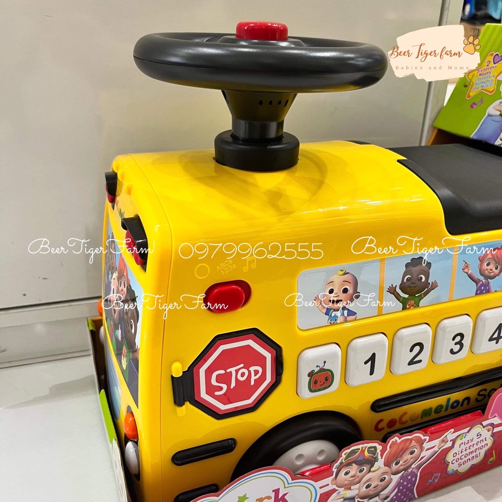 Đồ chơi xe Bus Cocomelon cho bé  có nhạc Mỹ | BEERTIGER FARM