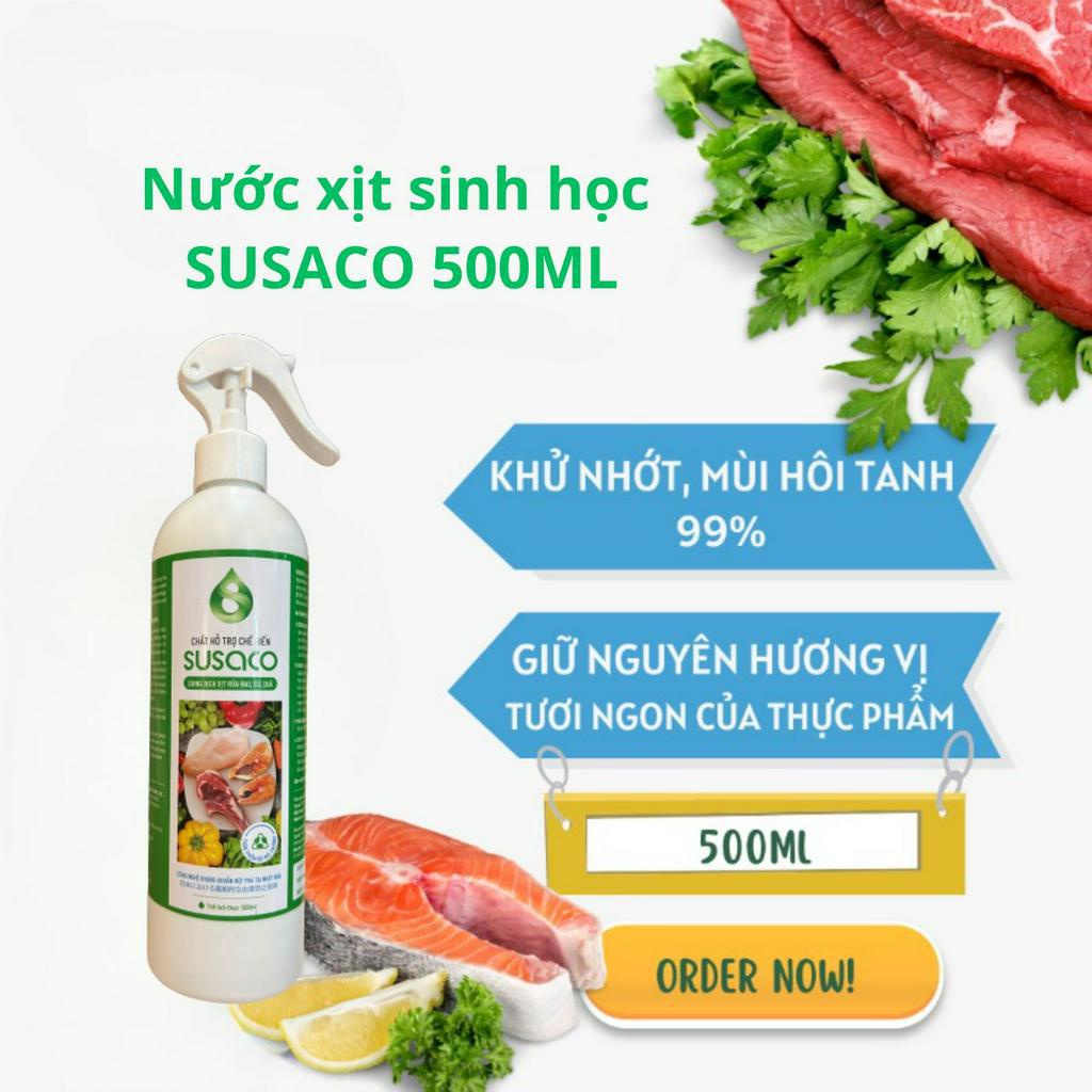Nước khử trùng khử khuẩn HOCL Rau Quả Trái Cây SUSACO 500ml