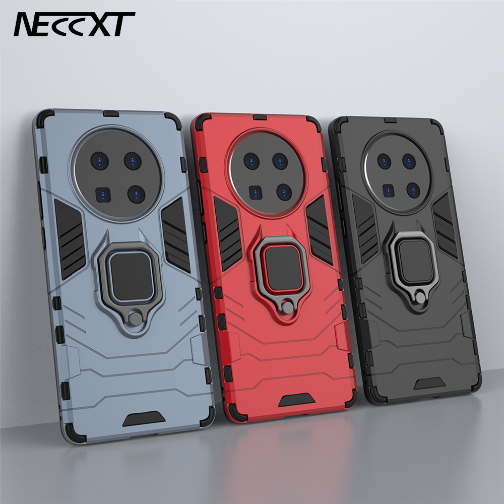 NECCXT Ốp lưng điện thoại cứng Huawei Mate 30 40 Pro Plus Mate 20 Pro Lite 20X Mate 9 10 ốp áo giáp chống sốc có nhẫn đứng 03ZG