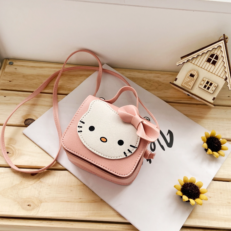 Túi Đeo Vai Seagloca Hình Hello Kitty Dễ Thương Cho Bé Gái