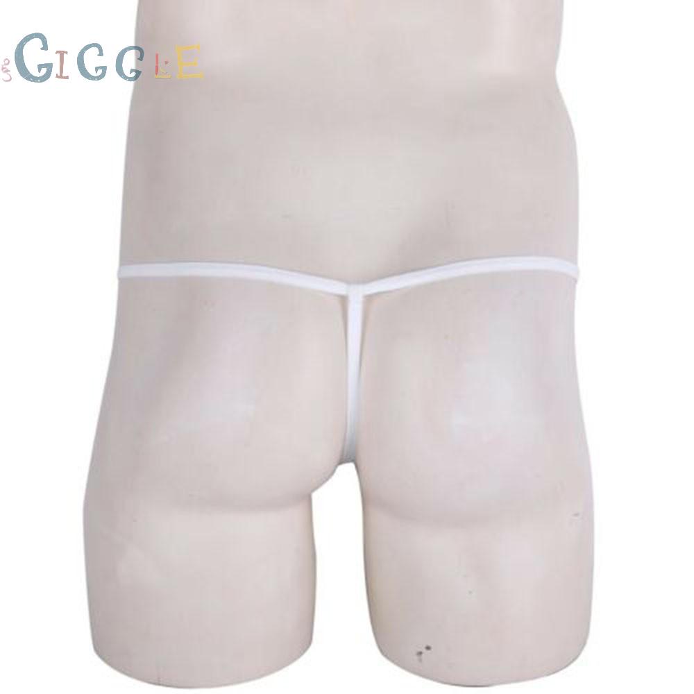 Underwear Bikini Comfy Enhancing G String Ice Silk Mens Panties Pouch Soft