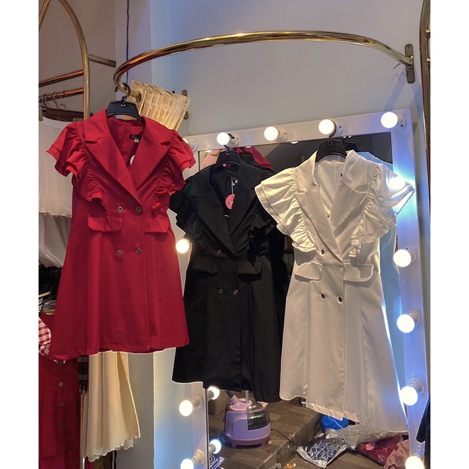 BIGSIZE Đầm vest tay bèo 55-95kg