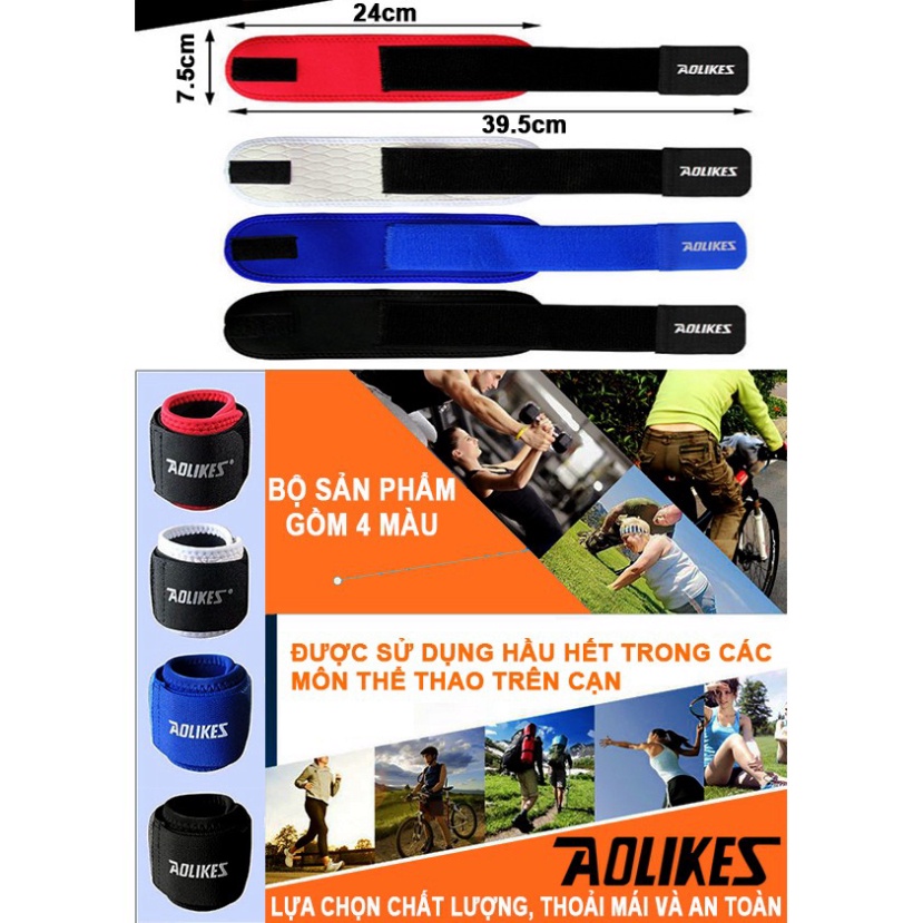 Đai cuốn cổ tay thể dục thể thao Aolikes AL 7936