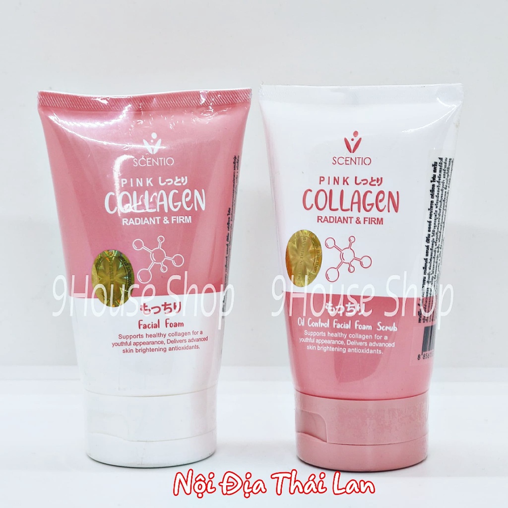 01 Tuýp Sữa Rửa Mặt Kiểm Soát Nhờn/ Trắng Da Scentio Pink Thái Lan 100ml