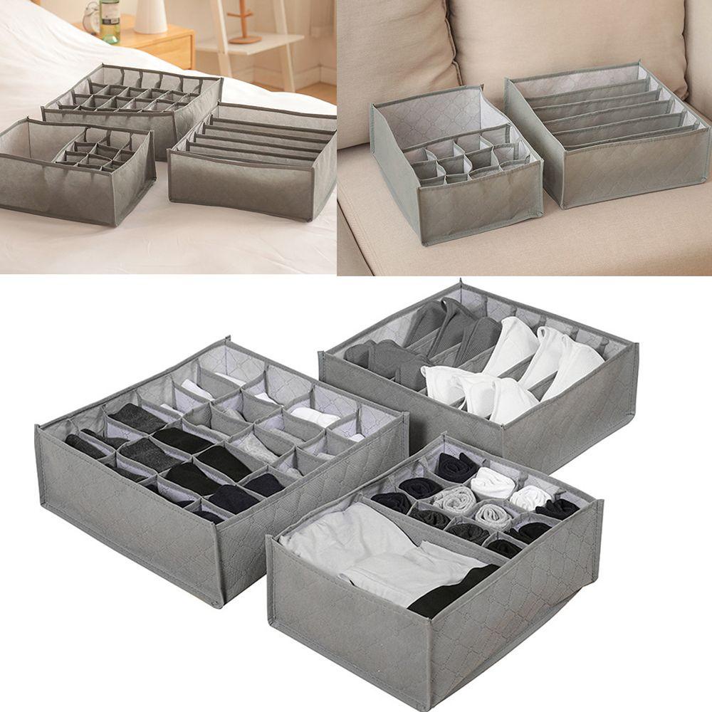 Hộp Đựng Đồ Lót/Vớ/Đồ Lót Tiết Kiệm Không Gian Gấp Gọn Tiện Dụng