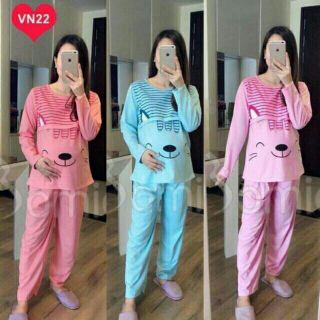 Bộ đồ bầu trước và sau sinh 2in1