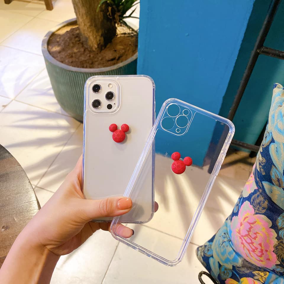 Ốp lưng iphone VIỀN TRONG MICKEY GC ĐỎ 6s plus/6/7/7plus/8/8plus/x/xs/xs max/11/11 pro/11 promax/12/12pro max,Anh Ga