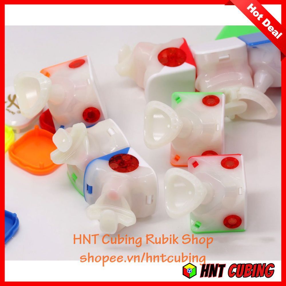 Rubik 3x3 DaYan ZhanChi Pro M 2021 - Rubik Cao Câp DaYan (Thay Đổi Được Lực Hút Nam Châm) HNT Cubing