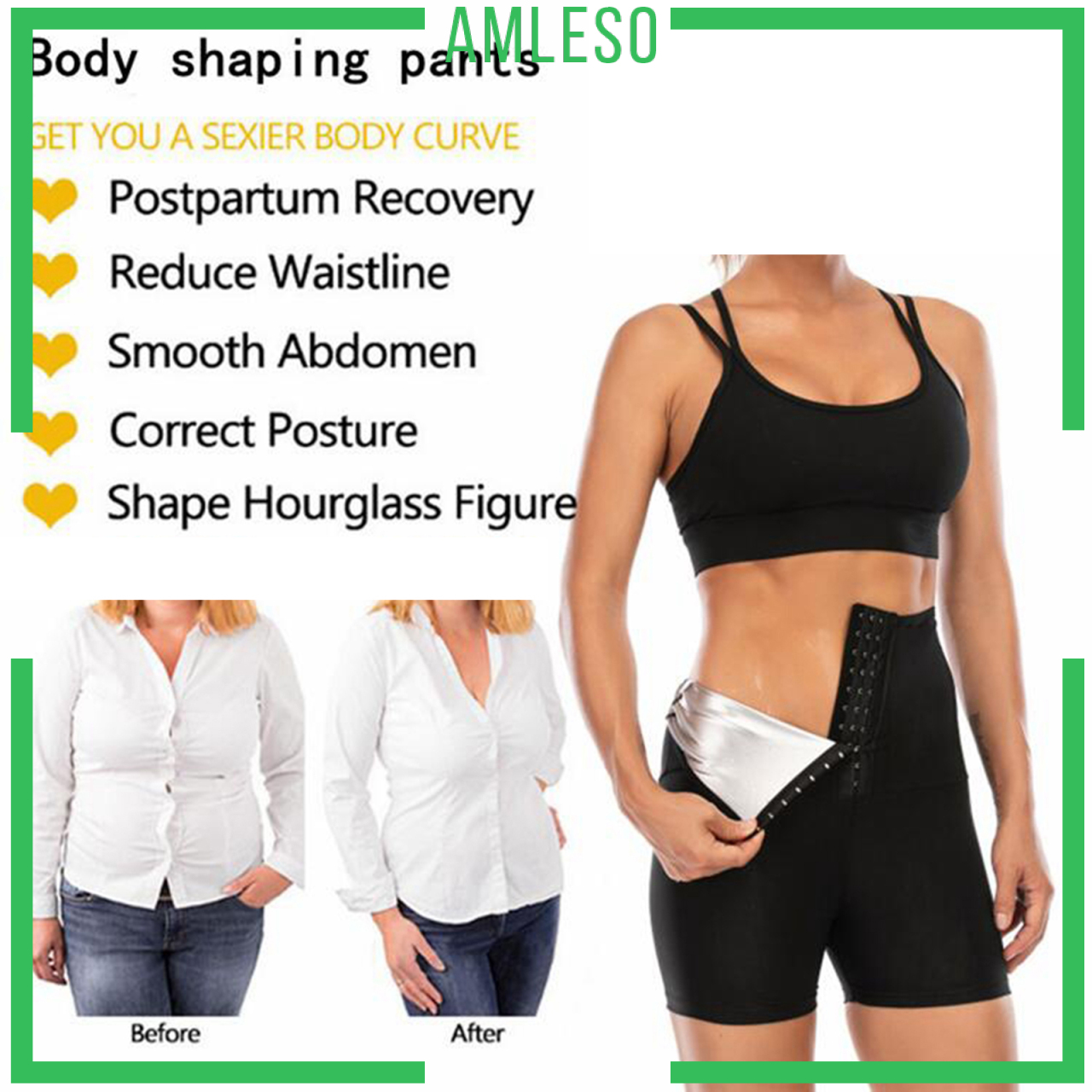 Hot Sweat Sauna Body Shaper Womens Slimming Pants