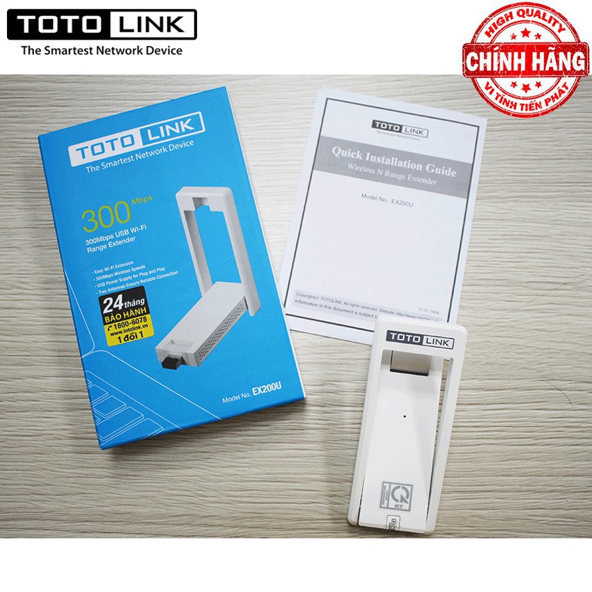 Thiết bị tăng cường sóng wifi Totolink EX200 | Kích sóng totolink ex200 | BigBuy360 - bigbuy360.vn