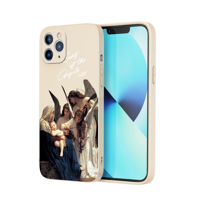 Suntaiho Ốp Điện Thoại Silicon Mềm Hình Đàn Violin Cho iPhone 13 12 11 Pro Max X XR XsMax 7 8 Plus 12mini 13mini