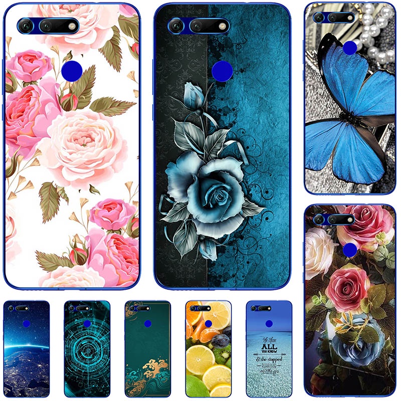 Ốp điện thoại mềm họa tiết trái cây thời trang cho Huawei Honor View 20 Honor V20 PCT-AL10 PCT-TL10 PCT-L29 6.4"