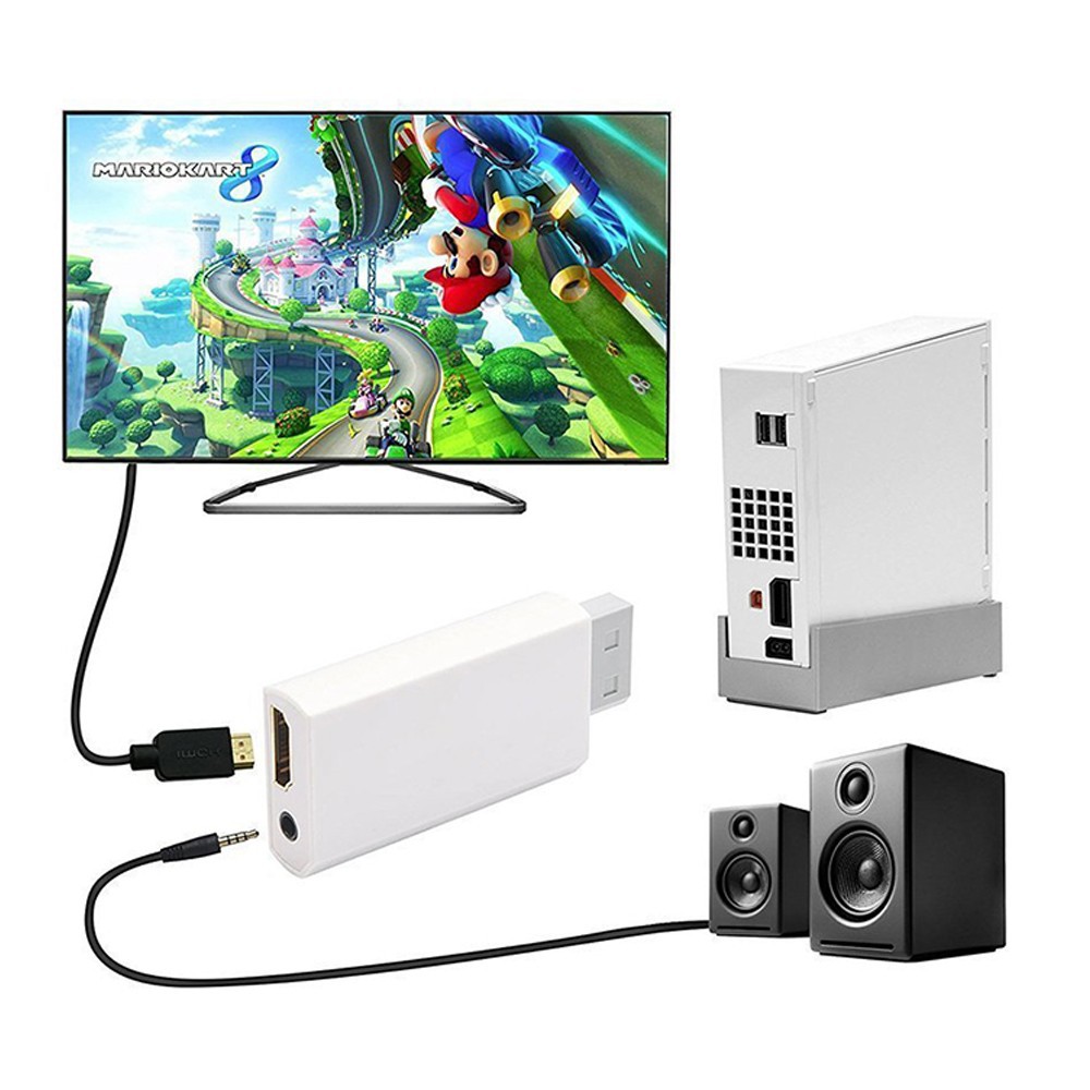 Bộ Chuyển Đổi Âm Thanh Từ Wii Sang Hdmi Hd Cho Loa Tv Tai Nghe