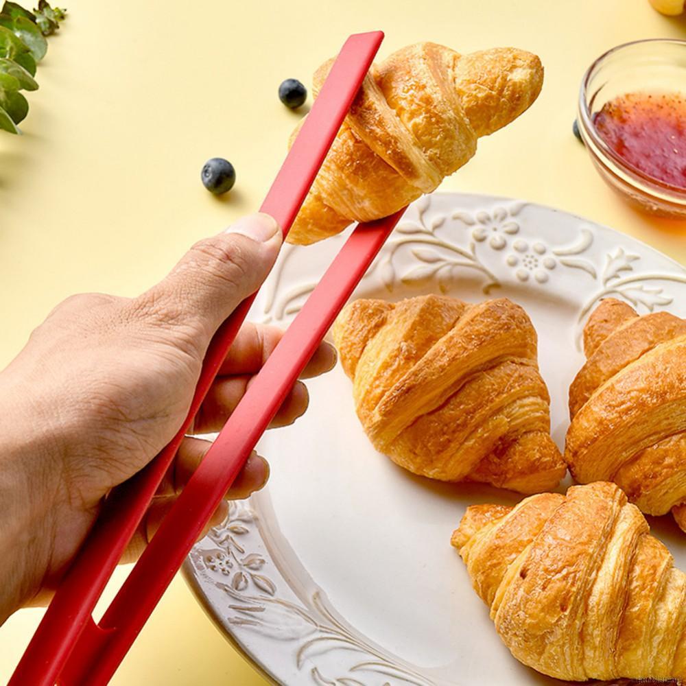 Kẹp Gắp Thức Ăn Bằng Silicone Chịu Nhiệt Chống Dính Nhiều Màu Sắc