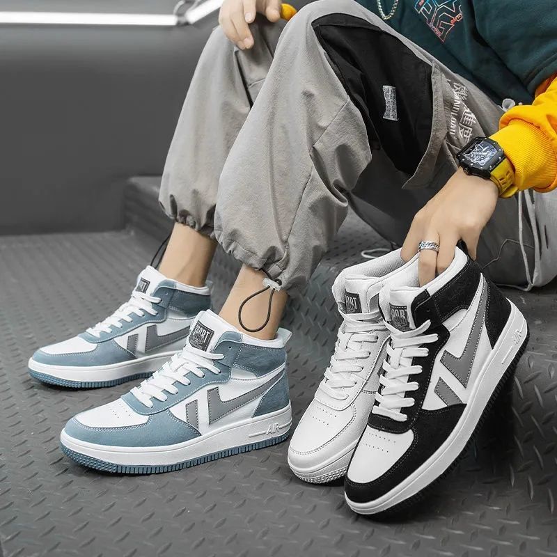 Giày thể thao Air Force No. 1 vải canvas thoáng khí phong cách Hàn Quốc tùy chọn màu sắc cho nam