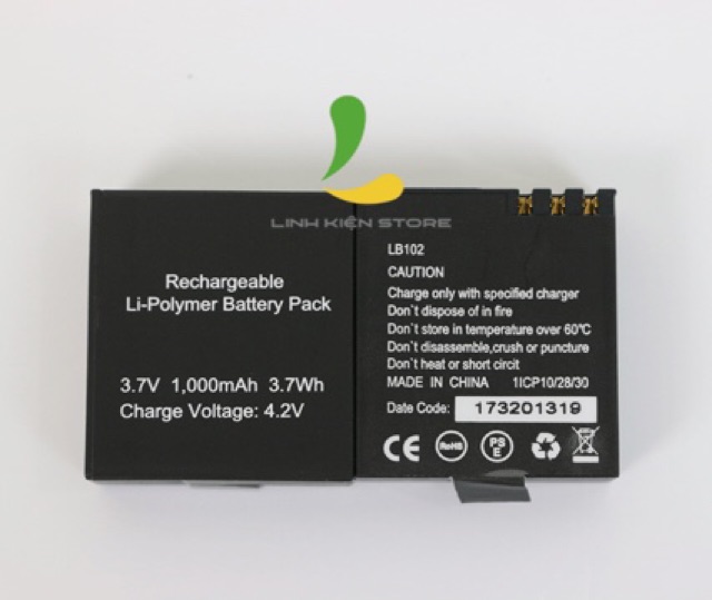 Pin flycam Visuo XS809S Battles Sharks/ Visuo XS812 / Pin dự phòng cho camera hành trình Gitup Git2P | BigBuy360 - bigbuy360.vn