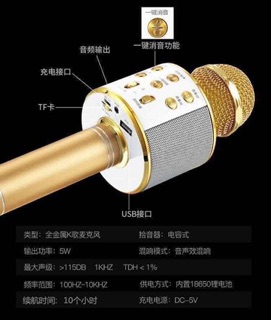 Mic kết nối Bluetooth,WS 858,Mic live C11