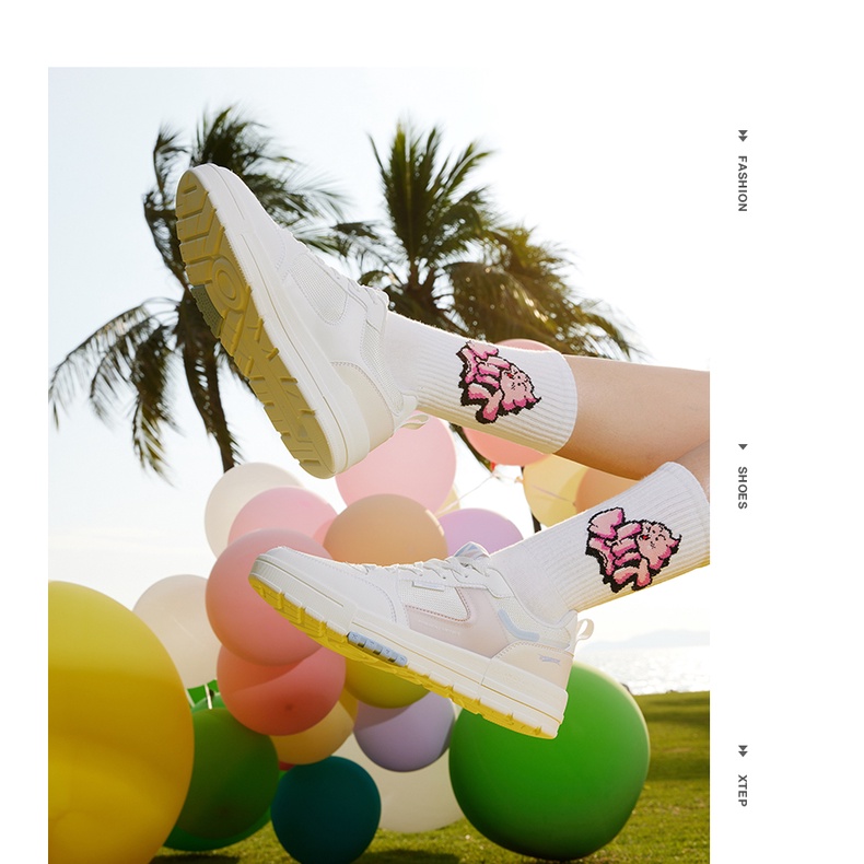 Giày thể thao XTEP dễ phối đồ thời trang đường phố cá tính 2022 dành cho nữ