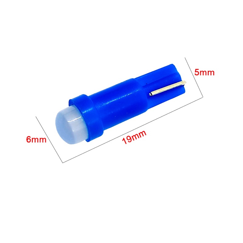 Set 10 Đèn LED T5 W1.2W W3W 4014 Siêu Sáng Chuyên Dụng Dành Cho Ô Tô