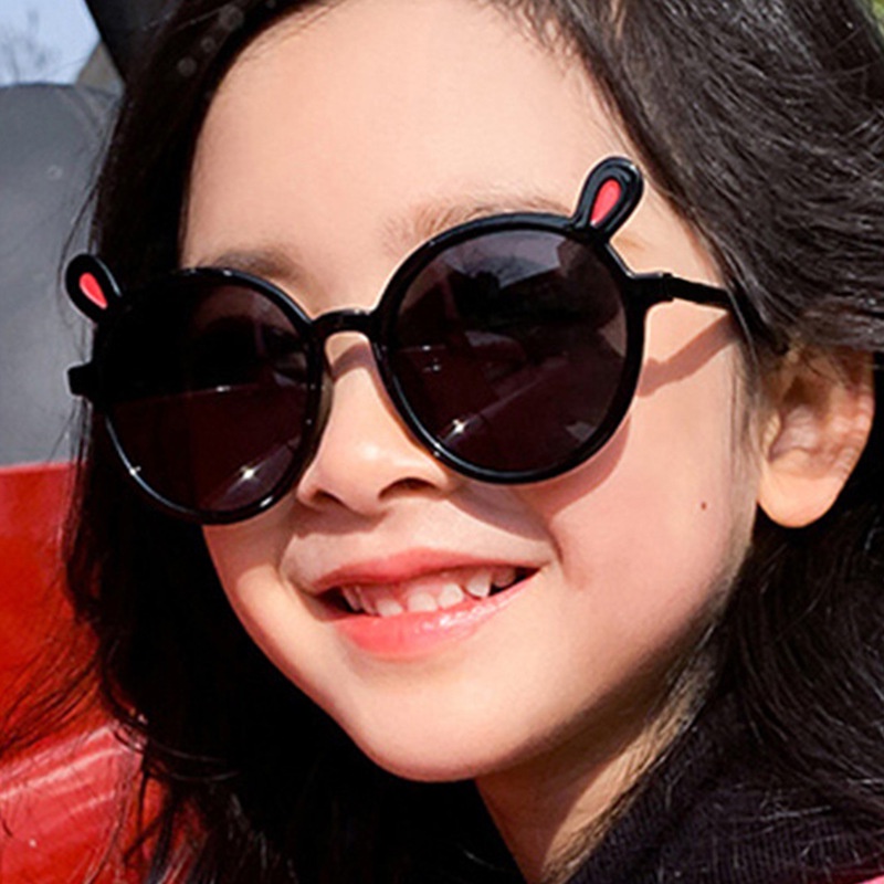 Kính mát tai thỏ chủ đề hoạt hình dễ thương cho bé