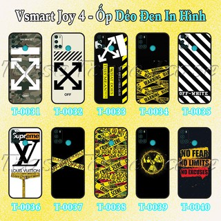 Ốp lưng Vsmart Joy 4 - Ốp dẻo đen in hình Off White siêu chất