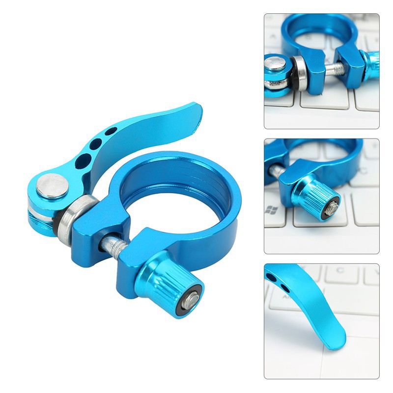Vòng kẹp cọc yên xe đạp leo núi chất liệu hợp kim nhôm 31.8