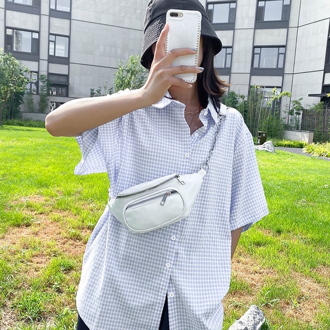 TÚI ĐEO CHÉO BAO TỬ NAM NỮ UNISEX DA PU MỀM THỜI TRANG HÀN QUỐC TRUCKY HH 103 TÚI ĐEO CHÉO BAO