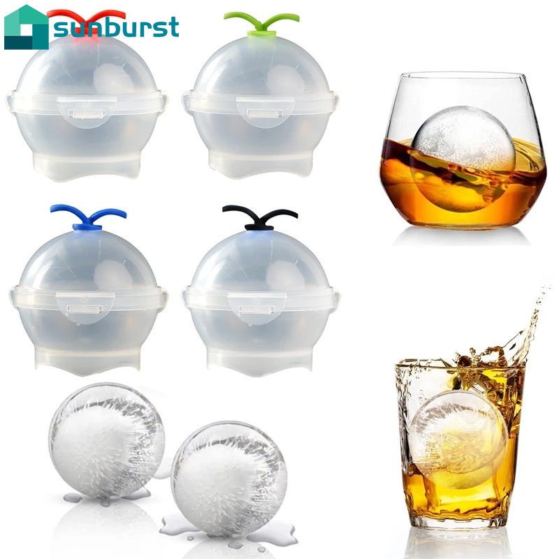 Khuôn Làm Nước Đá/Chocolate/Pudding Hình Cầu Sáng Tạo DIY