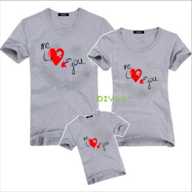 Áo gia đình 3/4/5 người đồ đôi mẹ và bé thun cotton dày dặn mẫu đồng phục gia đình MÀU TRẮNG VÀNG XÁM|  GIÁ SĨ