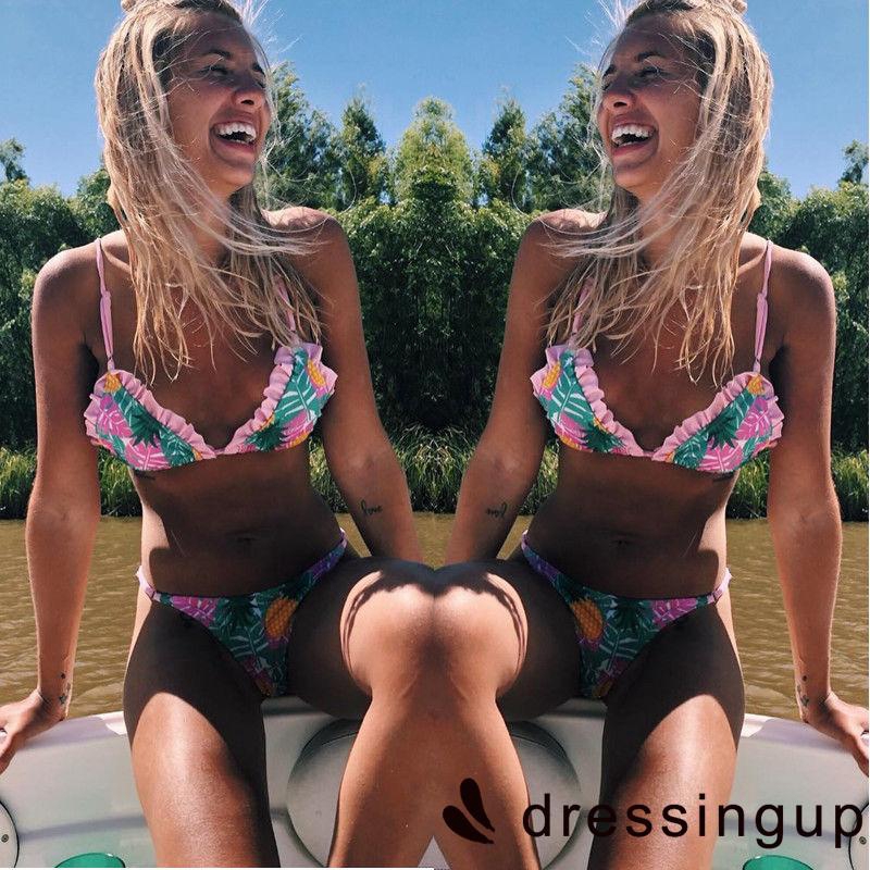 Set áo bikini có mút nâng ngực và quần tam giác gợi cảm cho nữ | BigBuy360 - bigbuy360.vn