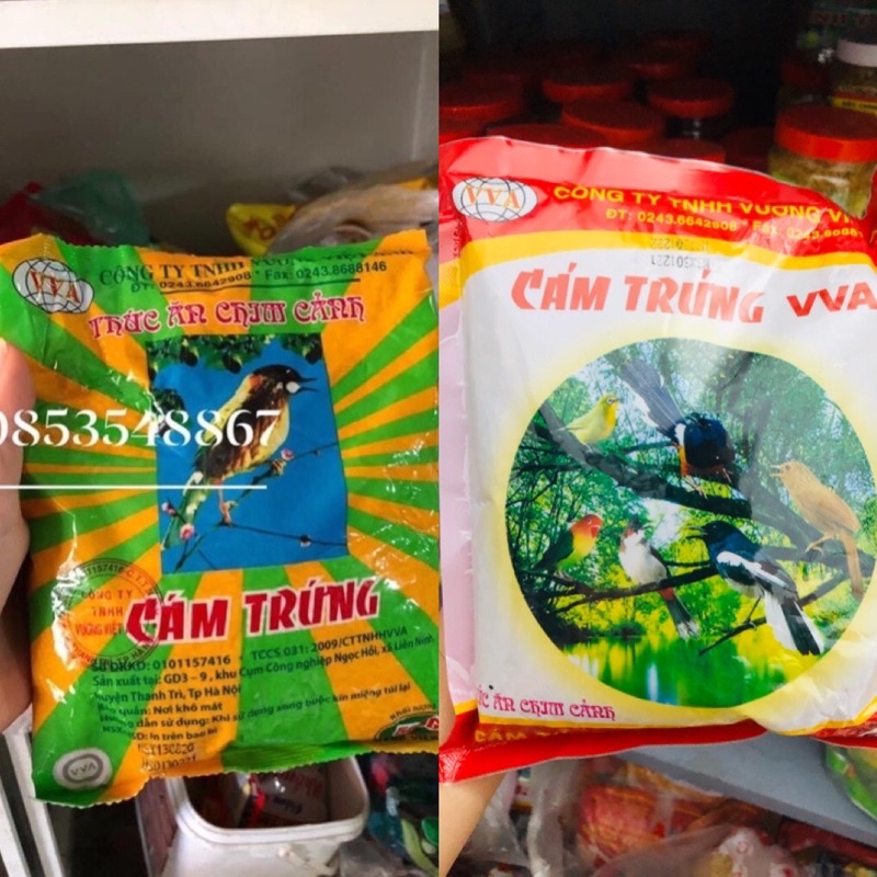 Cám trứng vương việt anh cho các loại chim .