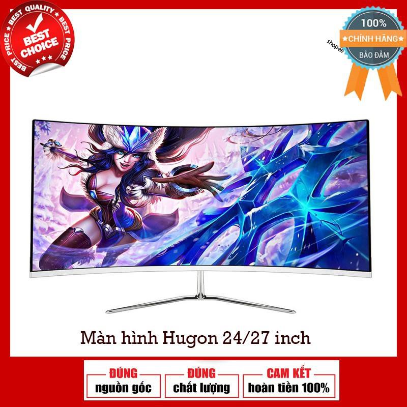 Màn hình máy tính cong Full Viền 24/27 inch 75Hz Mới HUGON