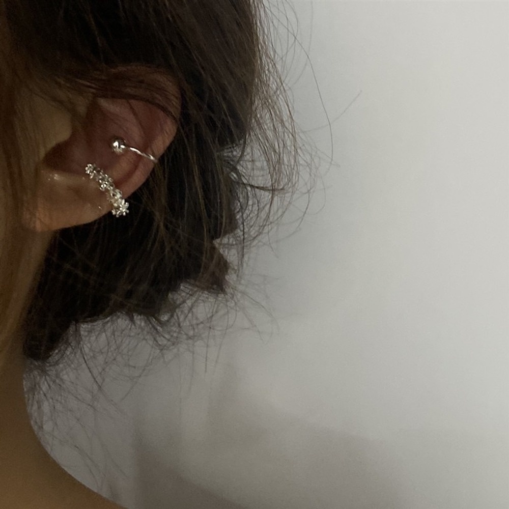 Set 2 Khuyên Tai Đơn Giản Phong Cách Hàn Quốc Thời Trang Cho Nữ