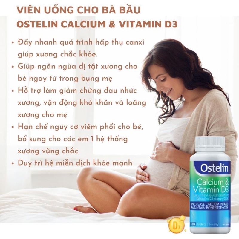 Canxi Ostelin 130 viên