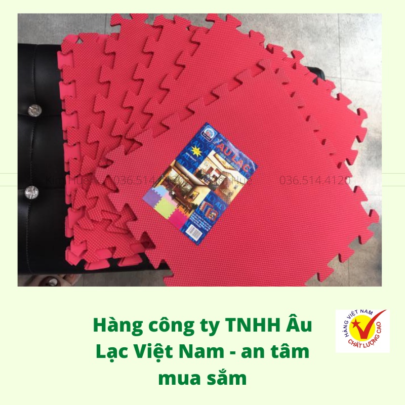 Thảm xốp ghép cho bé trải lót sàn nhà Âu Lạc 42x42cm trơn một màu (tấm lẻ)