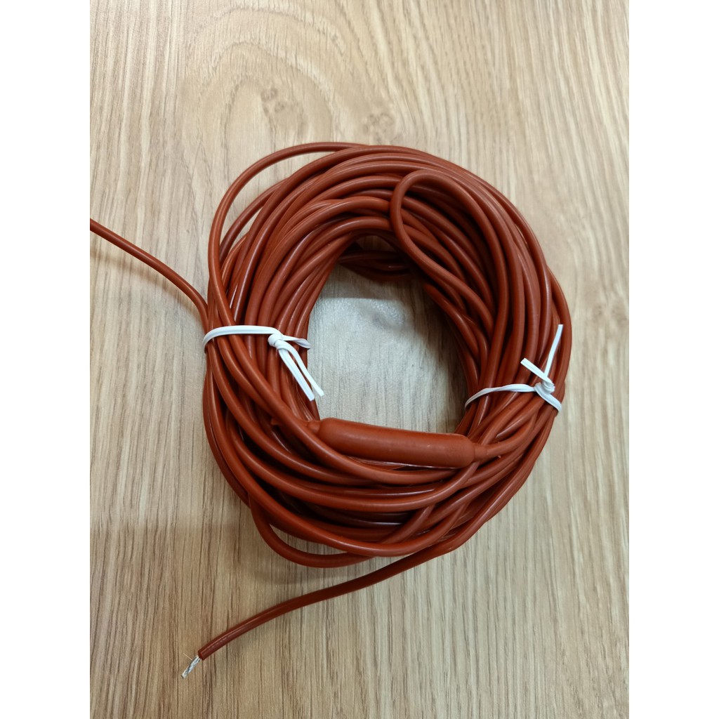 Dây điện trở sưởi silicone 5.4m-108W