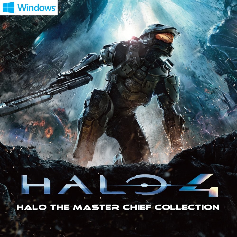 Bộ 4 Đĩa Dvd Game Halo The Master Chief